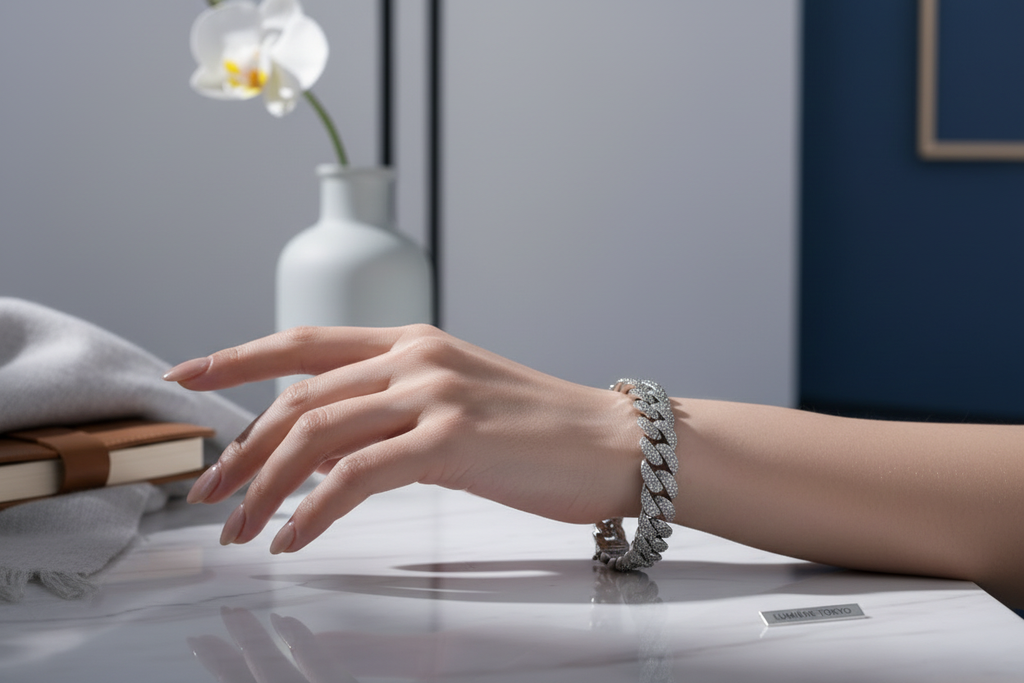 シルバーブレスレット着用イメージ2