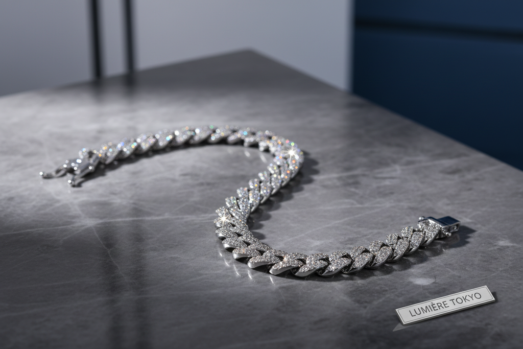 シルバーダイヤモンドブレスレット 宣材写真